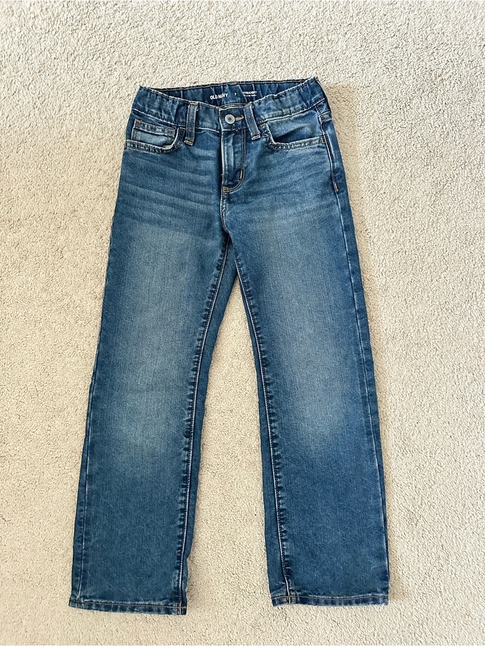 Old Navy Kids Boys Straight Jeans Denim Pants Size 7